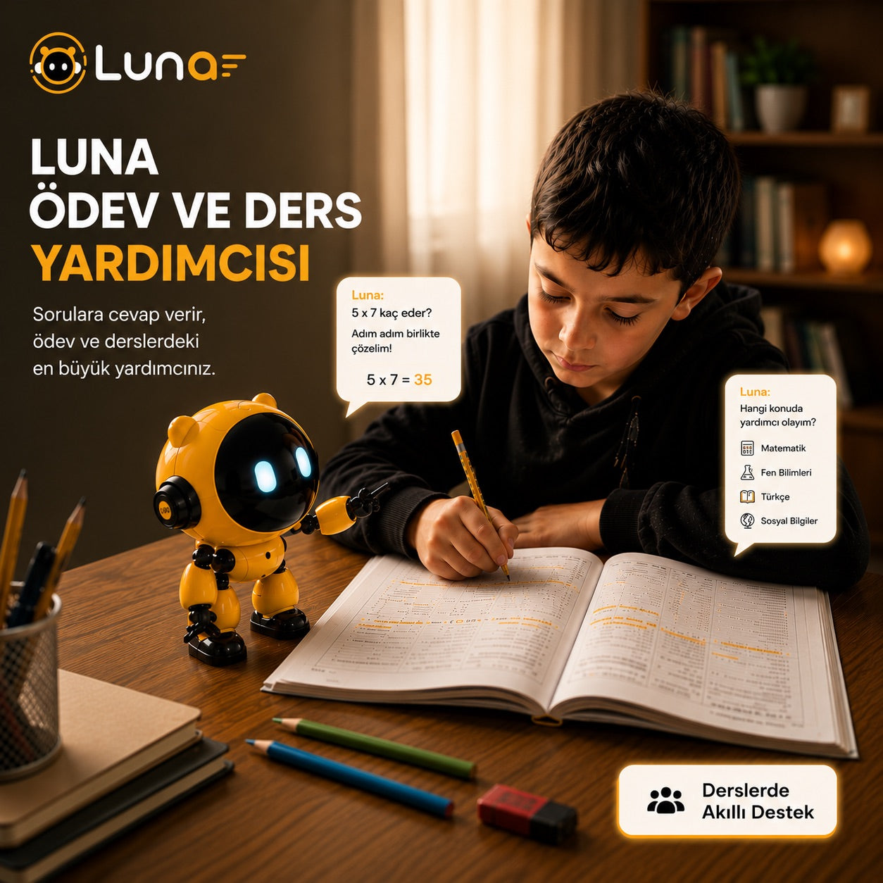 Luna  Yapay Zeka  Robotu